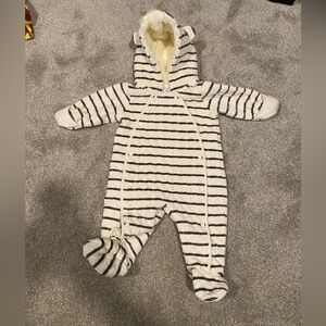 Nordstrom Striped Hooded Bunting